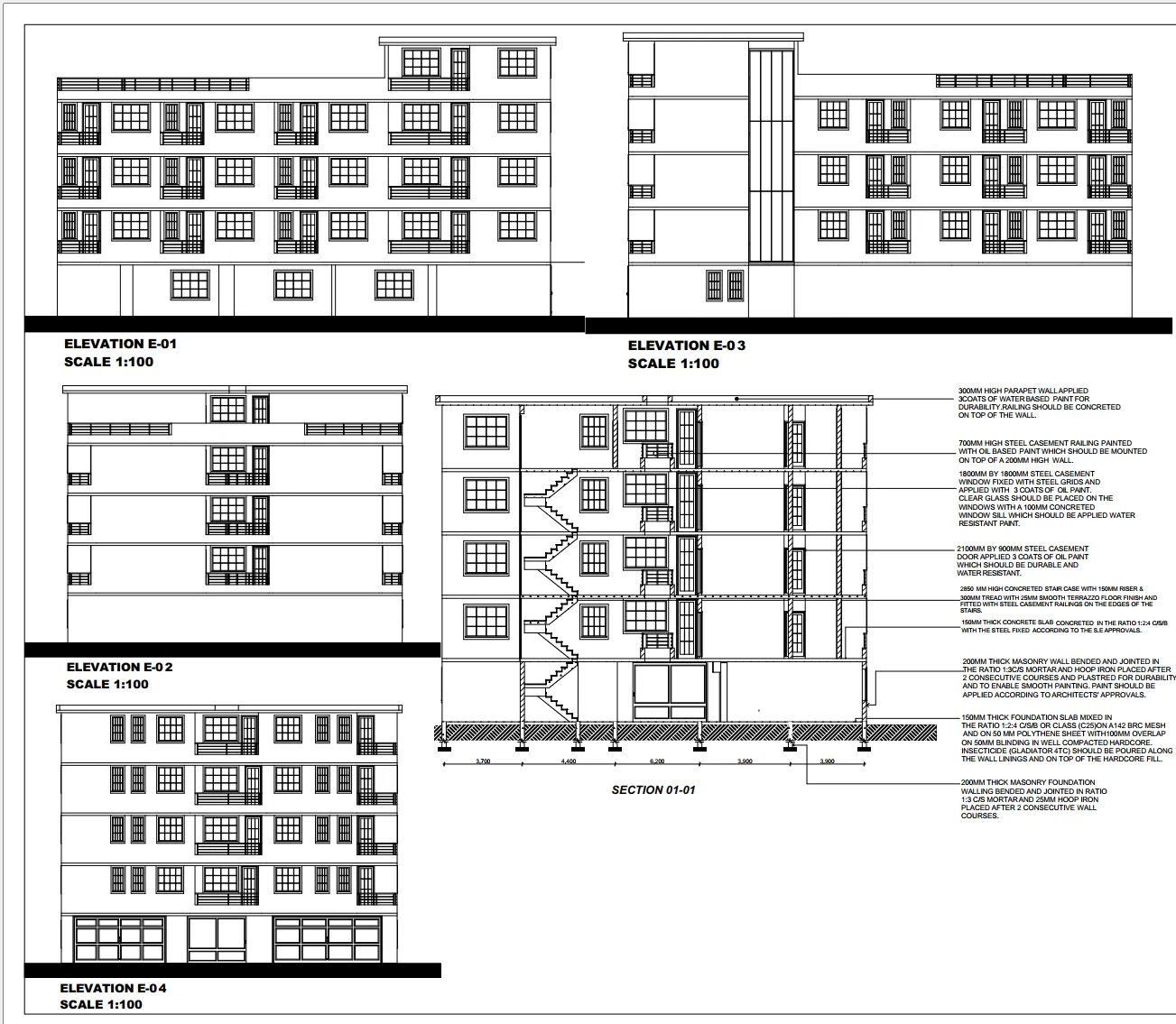Ikinu 18-Unit Rental Block — architectural render