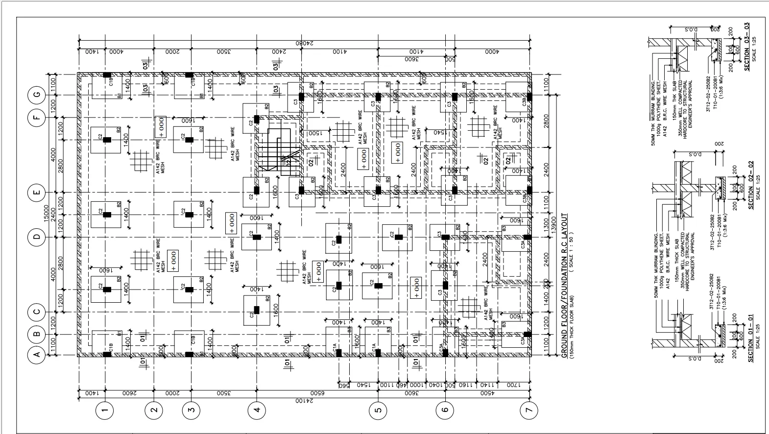 Foundation plan